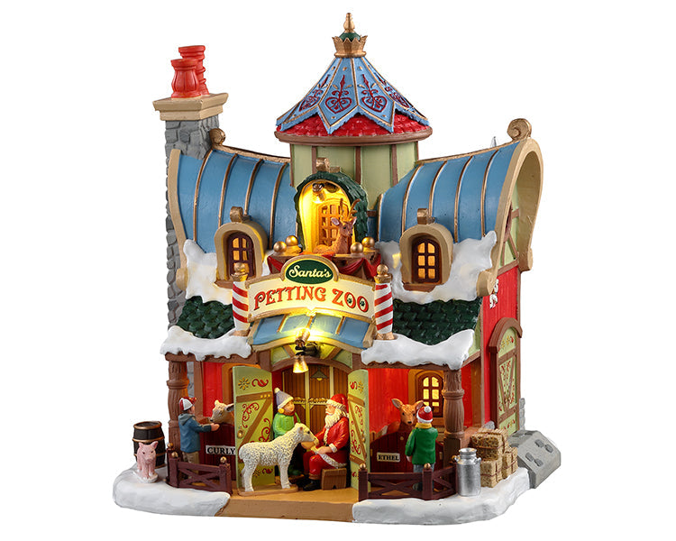 LEMAX Santa's Petting Zoo, Battery Operated (4.5V) #15792